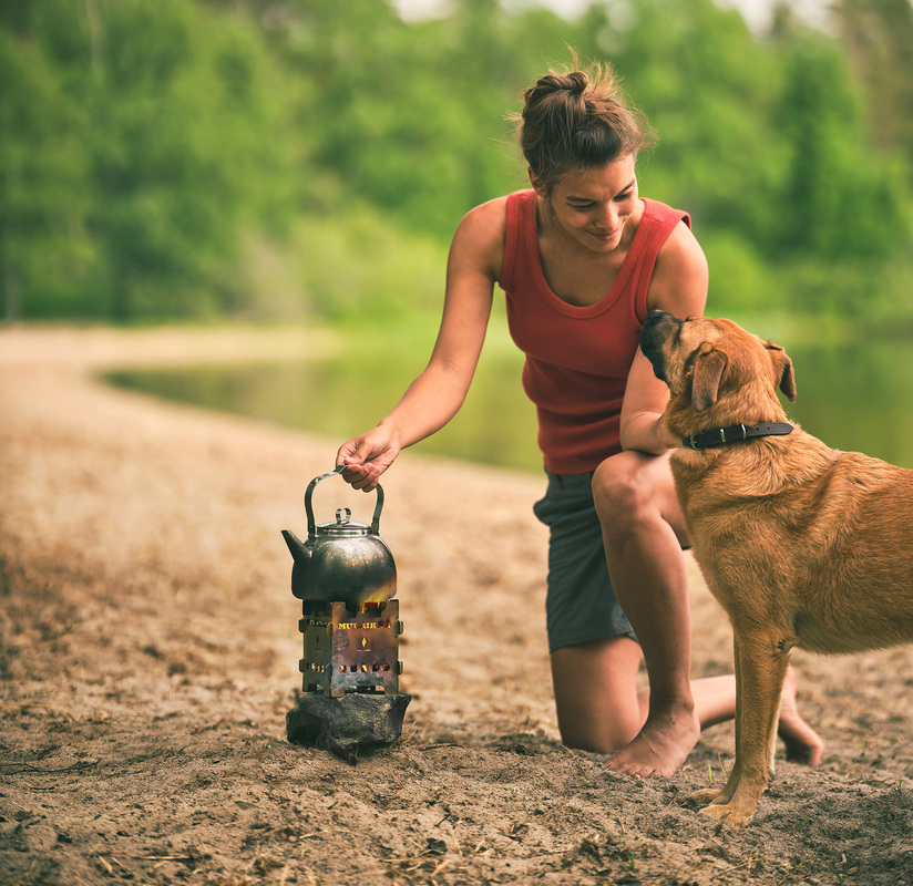 Nuotiokahvipannu 1,5 l ruostumaton