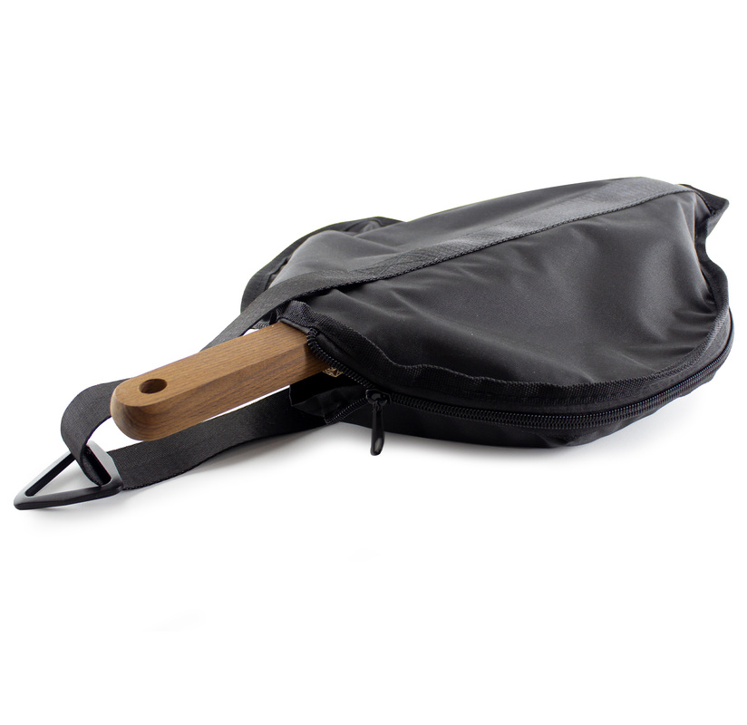 Hiiliteräs retkipannu, kokoontaitettava hiiliteräs 42 cm