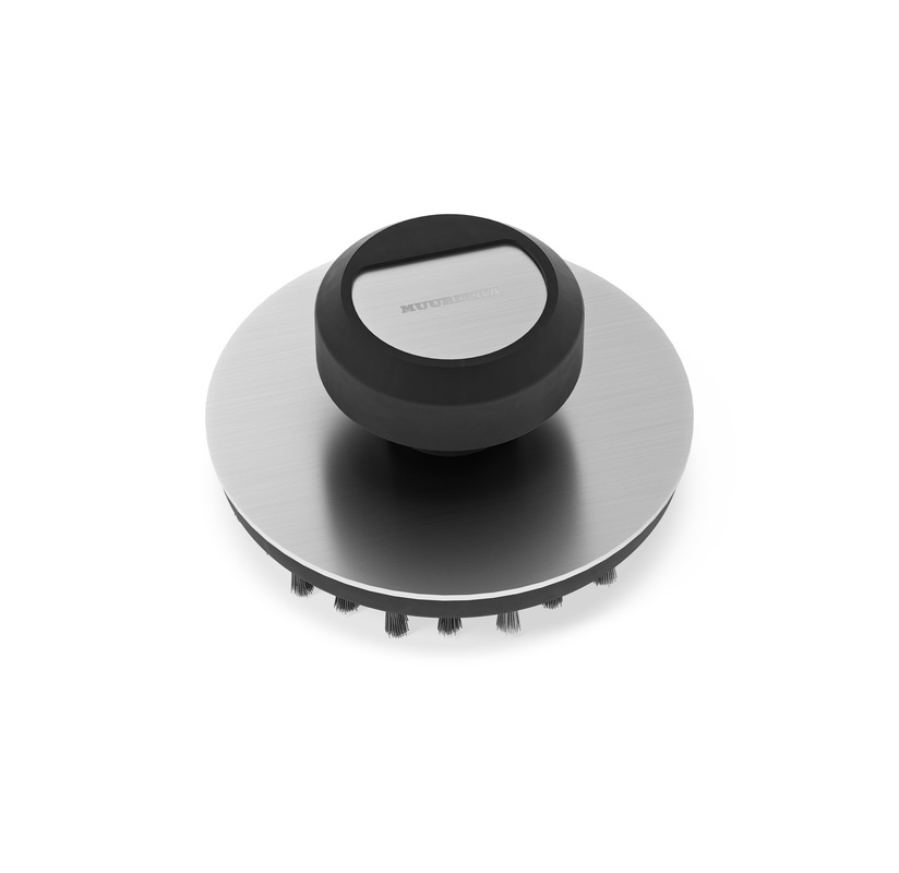 Grilli- ja pannuharja, pyöreä Rst/saarni