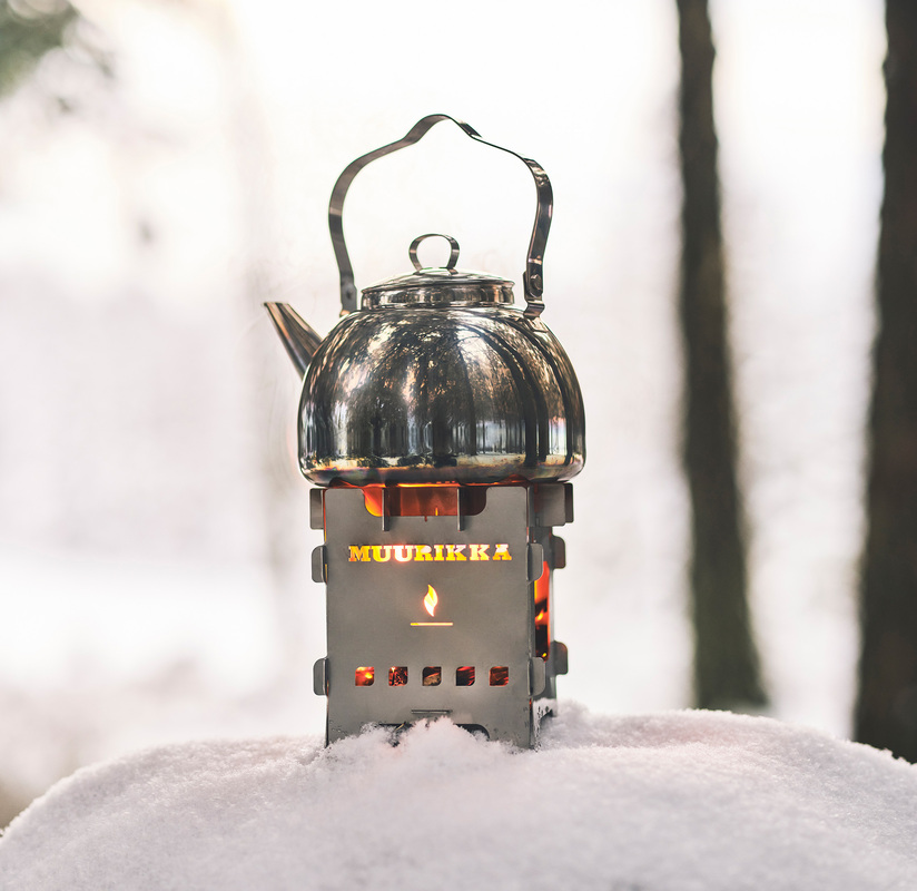 Nuotiokahvipannu 1,5 l ruostumaton