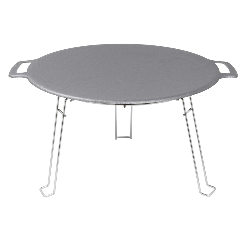 Keittotaso nuotiopannuille ruostumaton